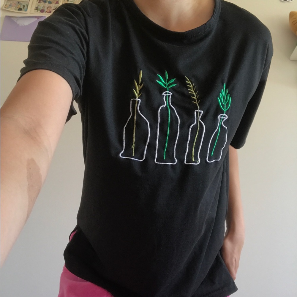 Plants in a jar t-shirt